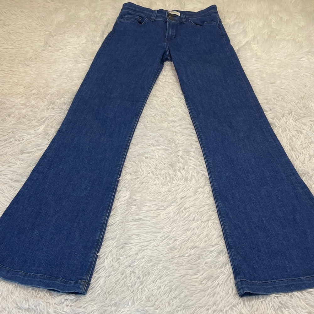 Flying Monkey Classic Indigo Wide Leg Flare Jeans
